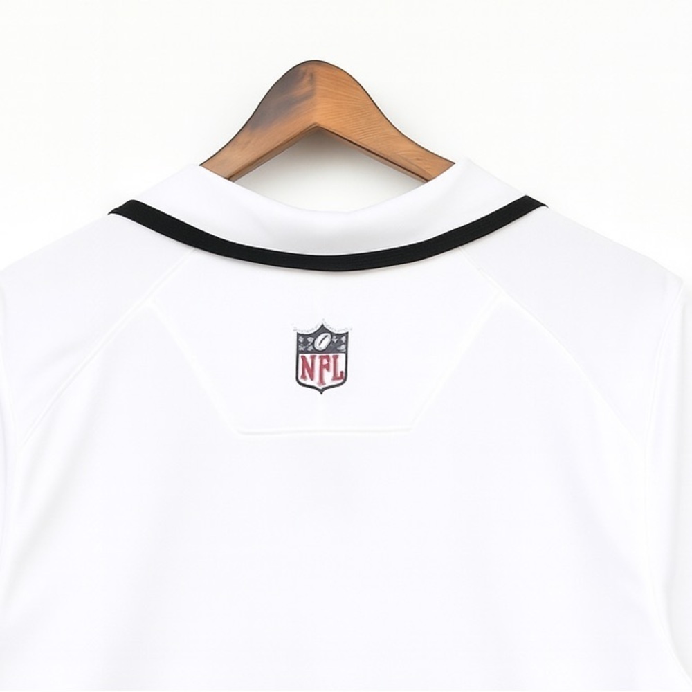 Reebok Pittsburgh Steelers Short Sleeve White Polo Size Medium #NFLFootball. - Picture 3 of 5
